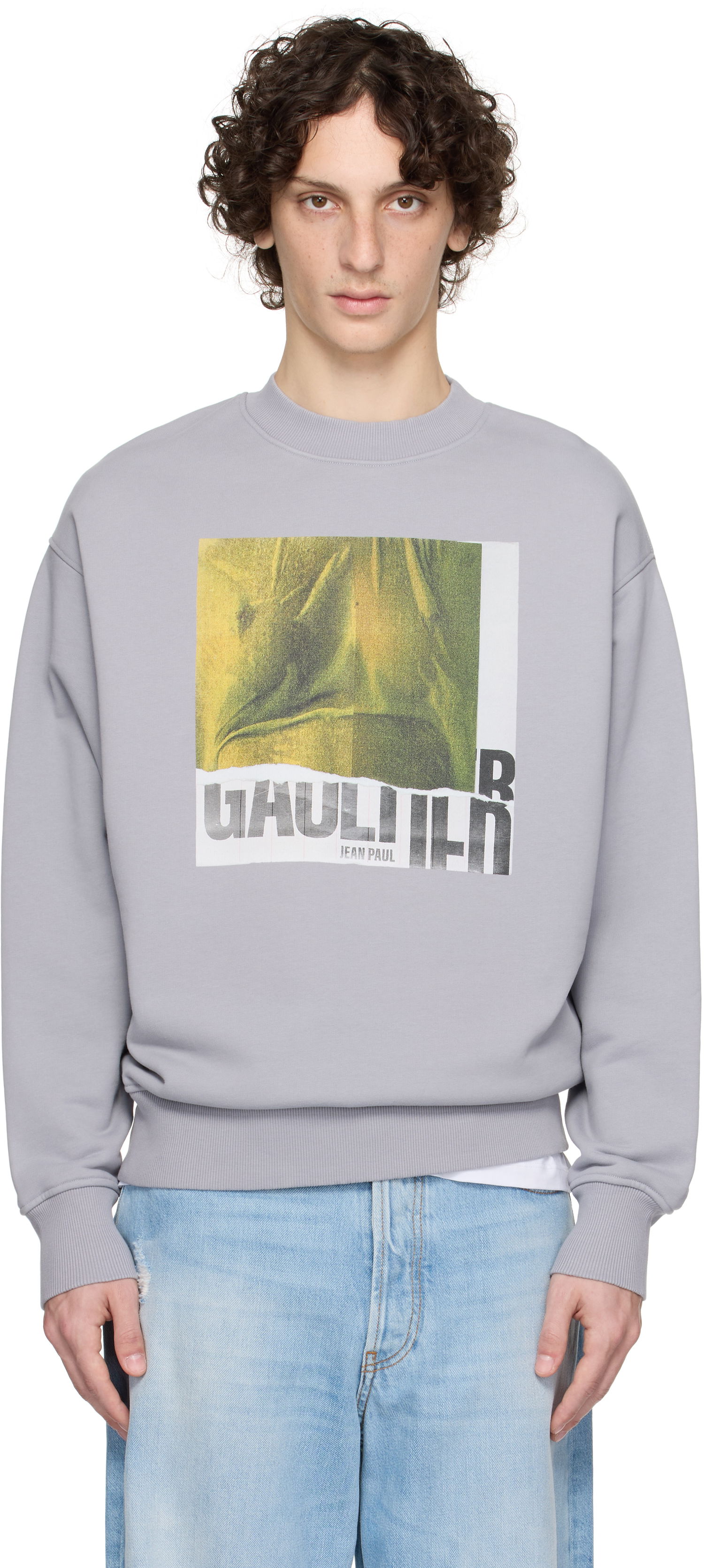 Суитчър Jean Paul Gaultier Jean Paul Gaultier Printed Cotton Crew Sweatshirt undefined | 25/03-W-TO295-J003-134812, 0