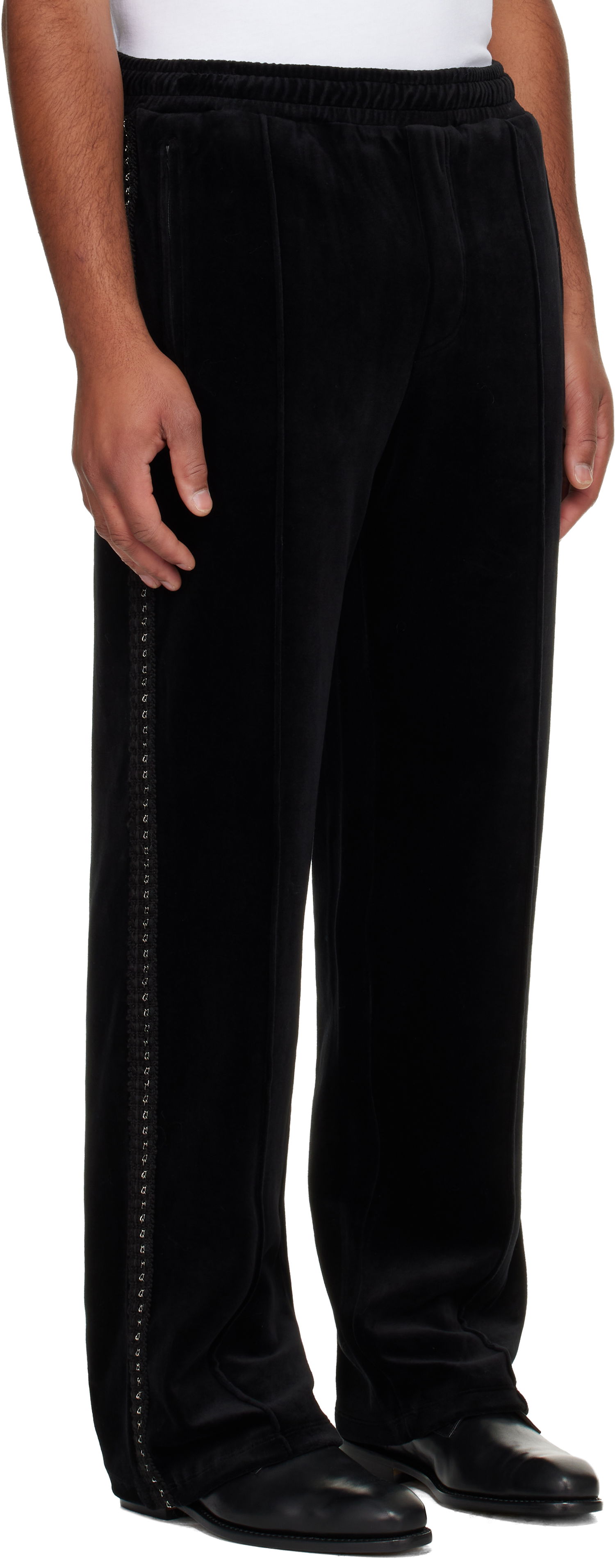 Спортни панталони Andersson Bell Velvet Track Pants Черно | apa854u, 1