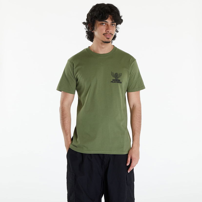 Тениска Horsefeathers Wheel Tech T-Shirt Loden Green Зелено | TM051C