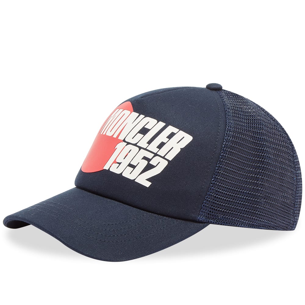 Шапка с козирка Moncler Genius 1952 Mesh Trucker Logo Cap Тъмно синьо | 3B00010-04863-778, 0