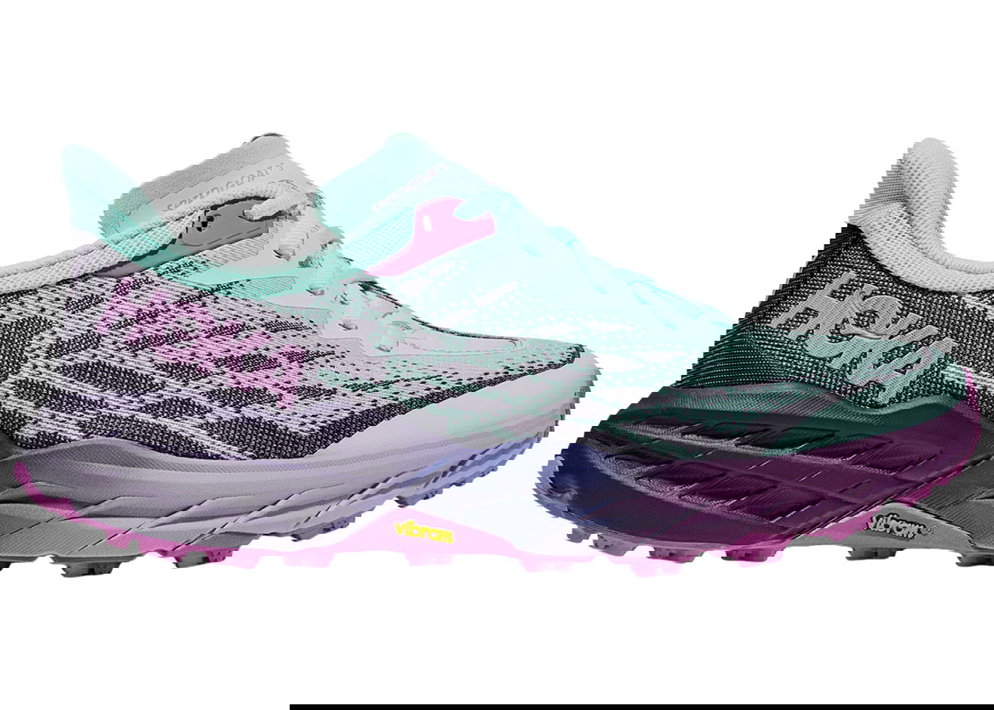 Кецове и обувки Hoka One One Speedgoat 5 Sunlit Ocean Night Тюркоазено | 1123158-SONS, 0