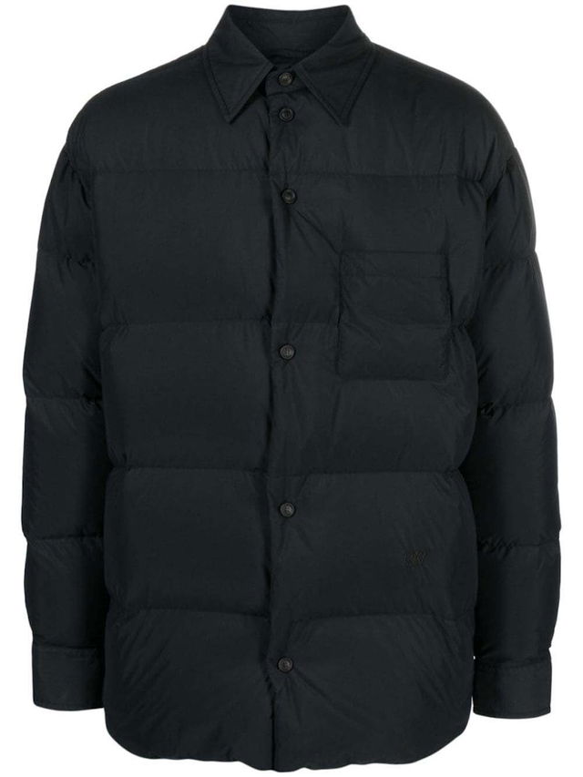 Button-Front Puffer Jacket