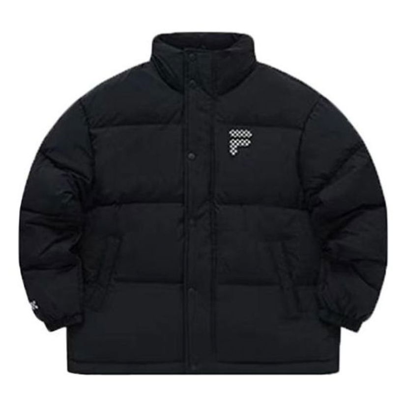 Пухо яке FILA Fusion Logo Printed Down Jacket Черно | T11U343904F-BK