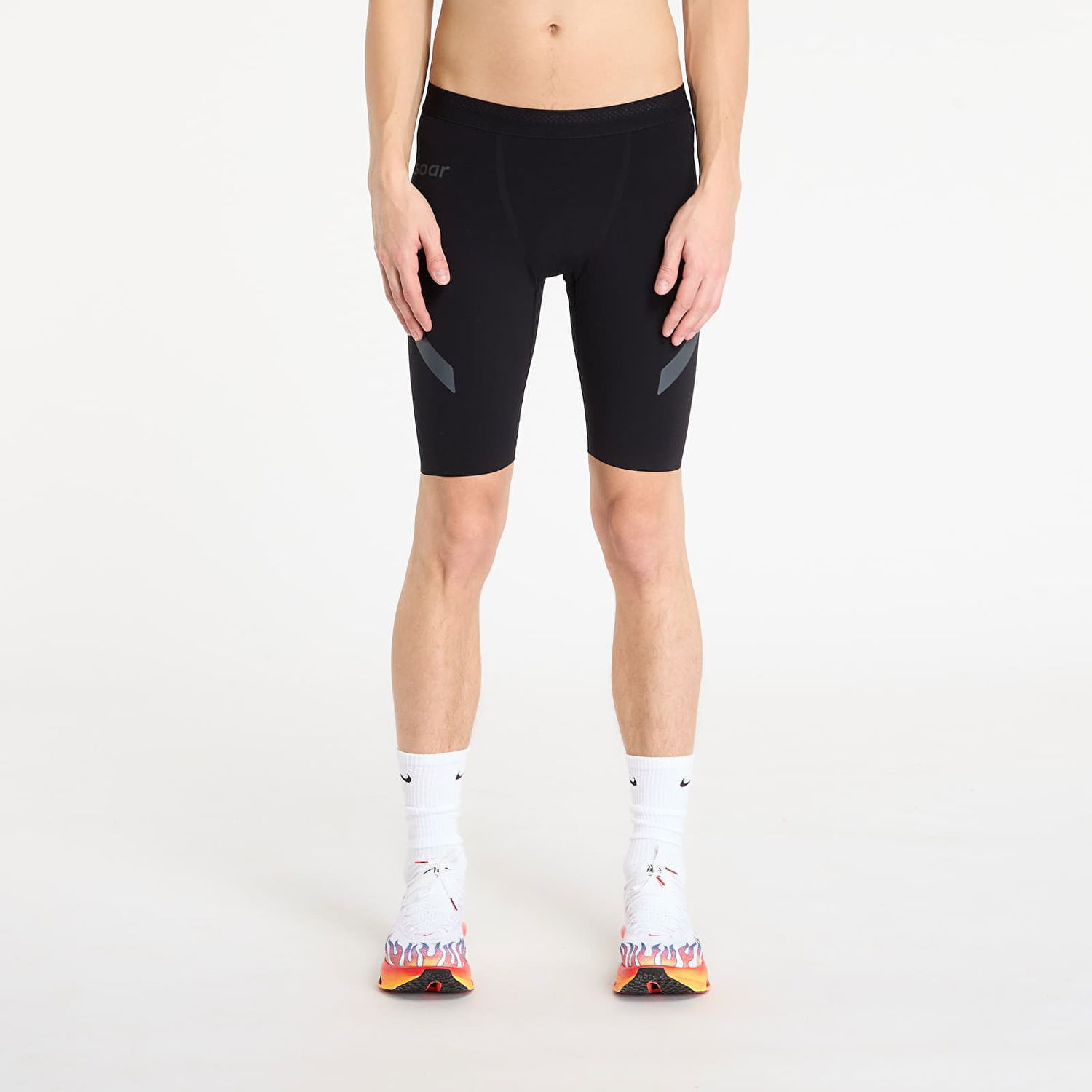 Чорапи Soar Running Half Tights Черно | AW25-SS10M-BLK, 0