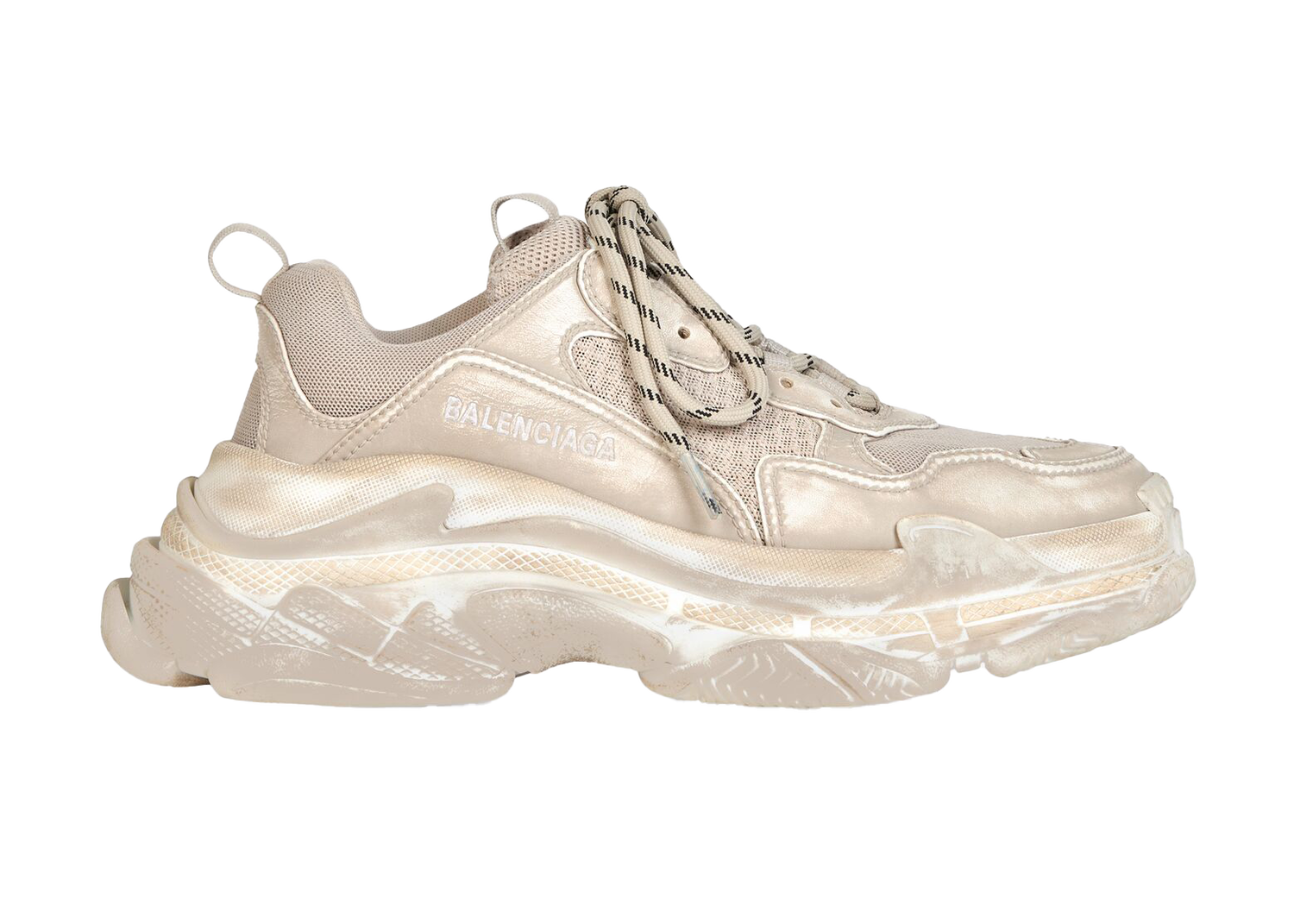 Кецове и обувки Balenciaga Triple S Faded Beige W Бежово | 524039W3CN39700, 0