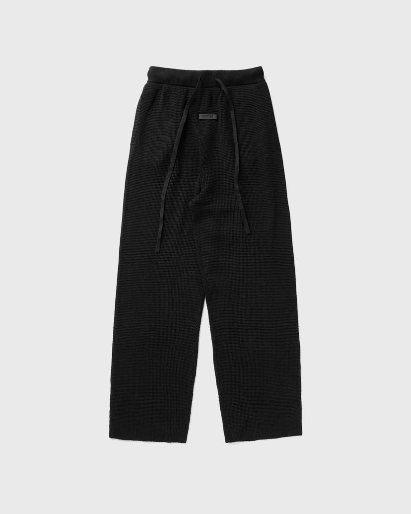 Спортни панталони Fear of God Essentials Waffle Relaxed Pants Черно | 192BT247310FW-001