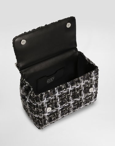 Дамска чанта Dolce & Gabbana Dolce & Gabbana Sicily Medium Handbag Черно | BB6003B6M328B956, 3