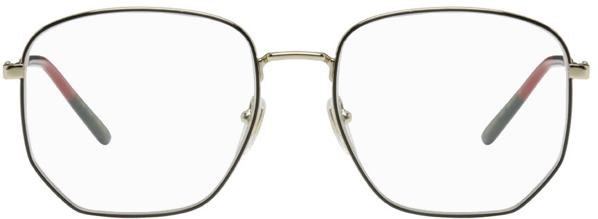 Слънчеви очила Gucci Geometric Optical Glasses Сиво | GG0396O, 0