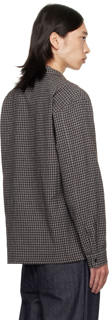 Риза sage NATION SAGE NATION Siesta Check Button-Down Shirt Кафяво | S139 SIESTA SHIRT WOOL COTTON, 2