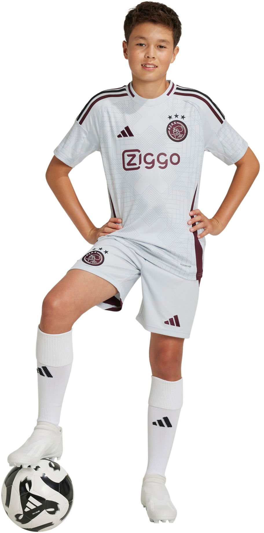 Къси панталони adidas Originals Ajax Amsterdam 2024/25 Third Shorts Сиво | it3486, 1