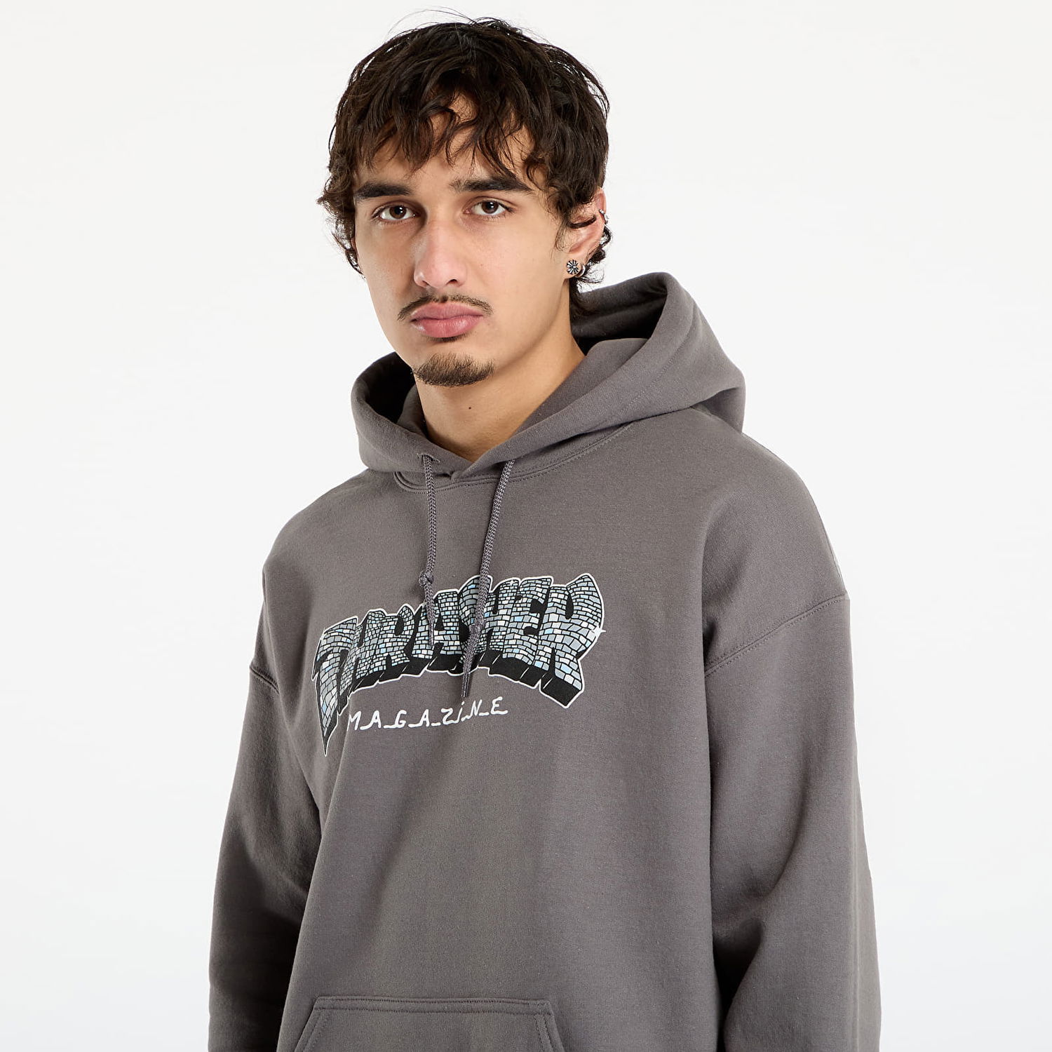 Суитчър Thrasher Disco by Spanky Hoodie Сиво | 145758, 1