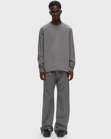 Суитчър Rick Owens DRKSHDW KNIT T-SHIRT-CREWNECK SWEAT Сиво | DU02D2279-RIGP-88, 1