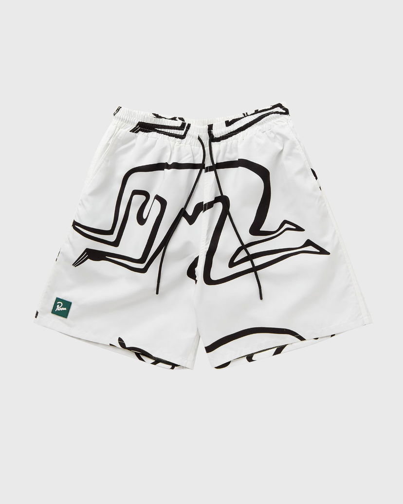 Бански By Parra Yoga Walks Swim Shorts Бяло | 53445