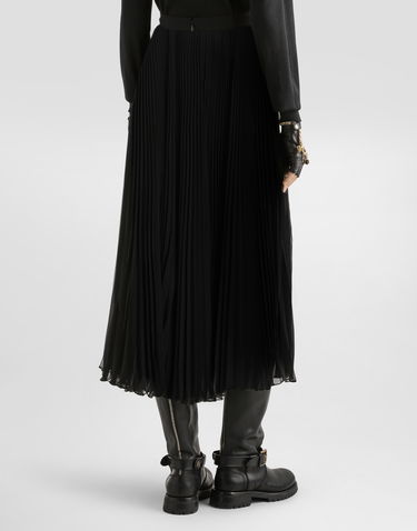 Пола Dolce & Gabbana Dolce & Gabbana Long Pleated Chiffon Skirt Черно | F4BCITFUSNWN0000, 2
