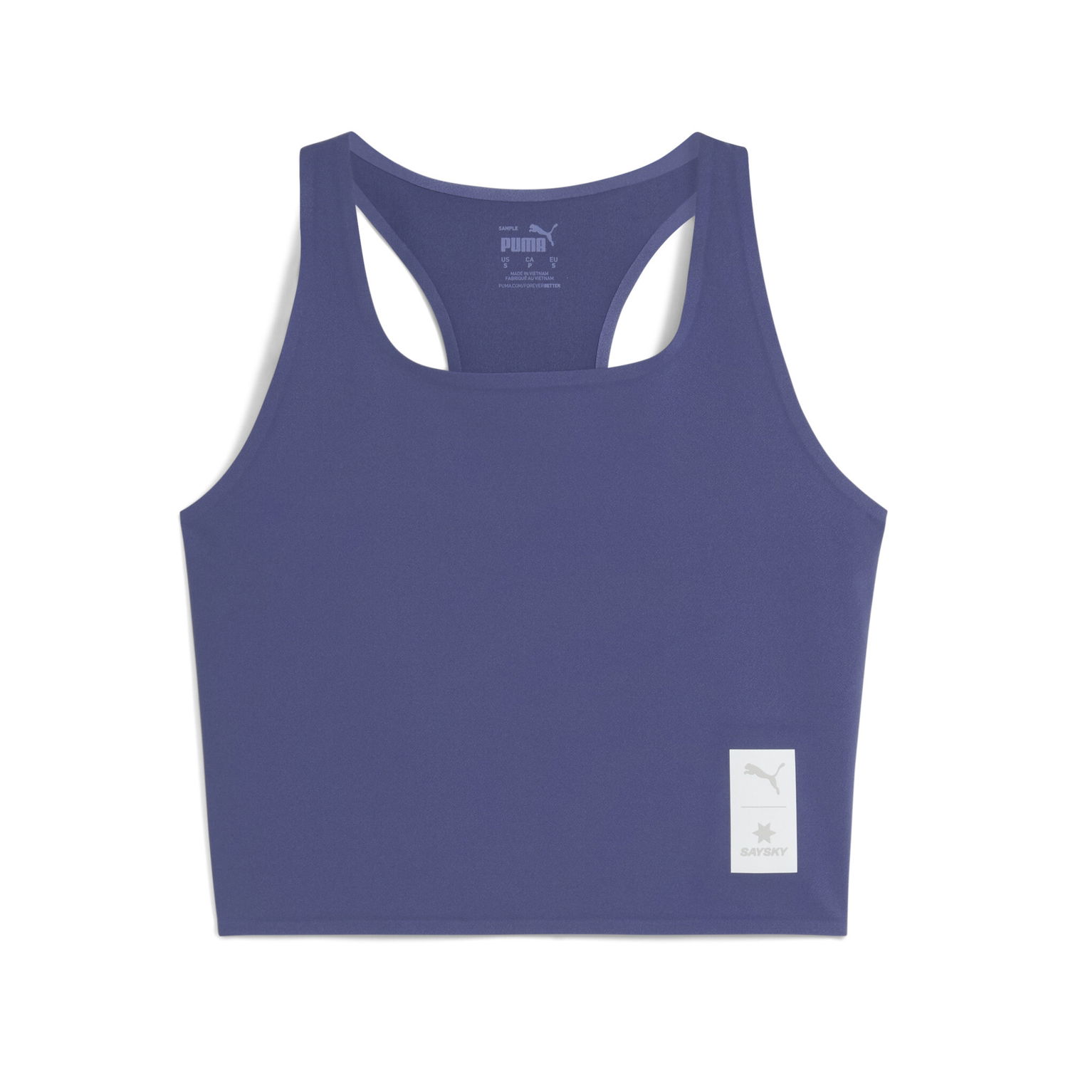 Потник Puma PUMA x SAYSKY Women's Running Crop Top Лилаво | 526839_46, 0