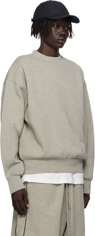 Суитчър Fear of God Fear of God ESSENTIALS Classic Fit Fleece Crewneck Sweatshirt Сиво | 192SP252045F, 1