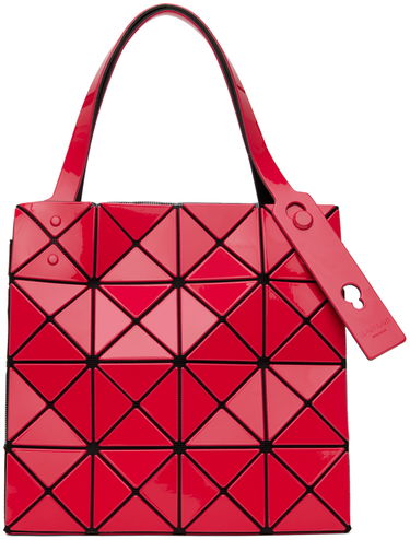 Голяма пазарска чанта BAO BAO ISSEY MIYAKE Carat Large Geometric Tote Bag Червено | BB46AG611, 0
