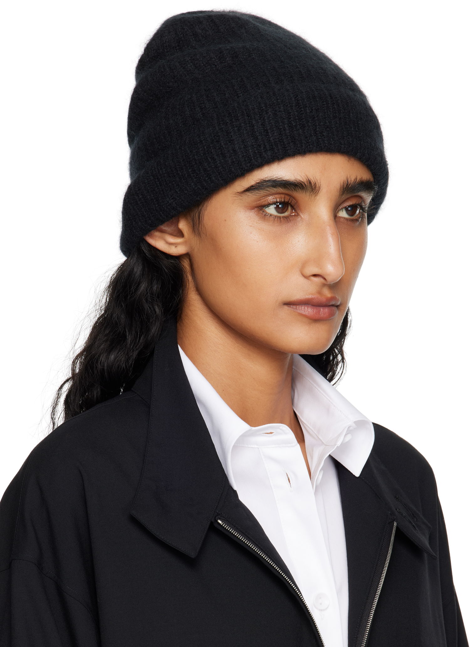 Шапка Tom Ford TOM FORD Cashmere Beanie Черно | HTK004-YAX935, 1