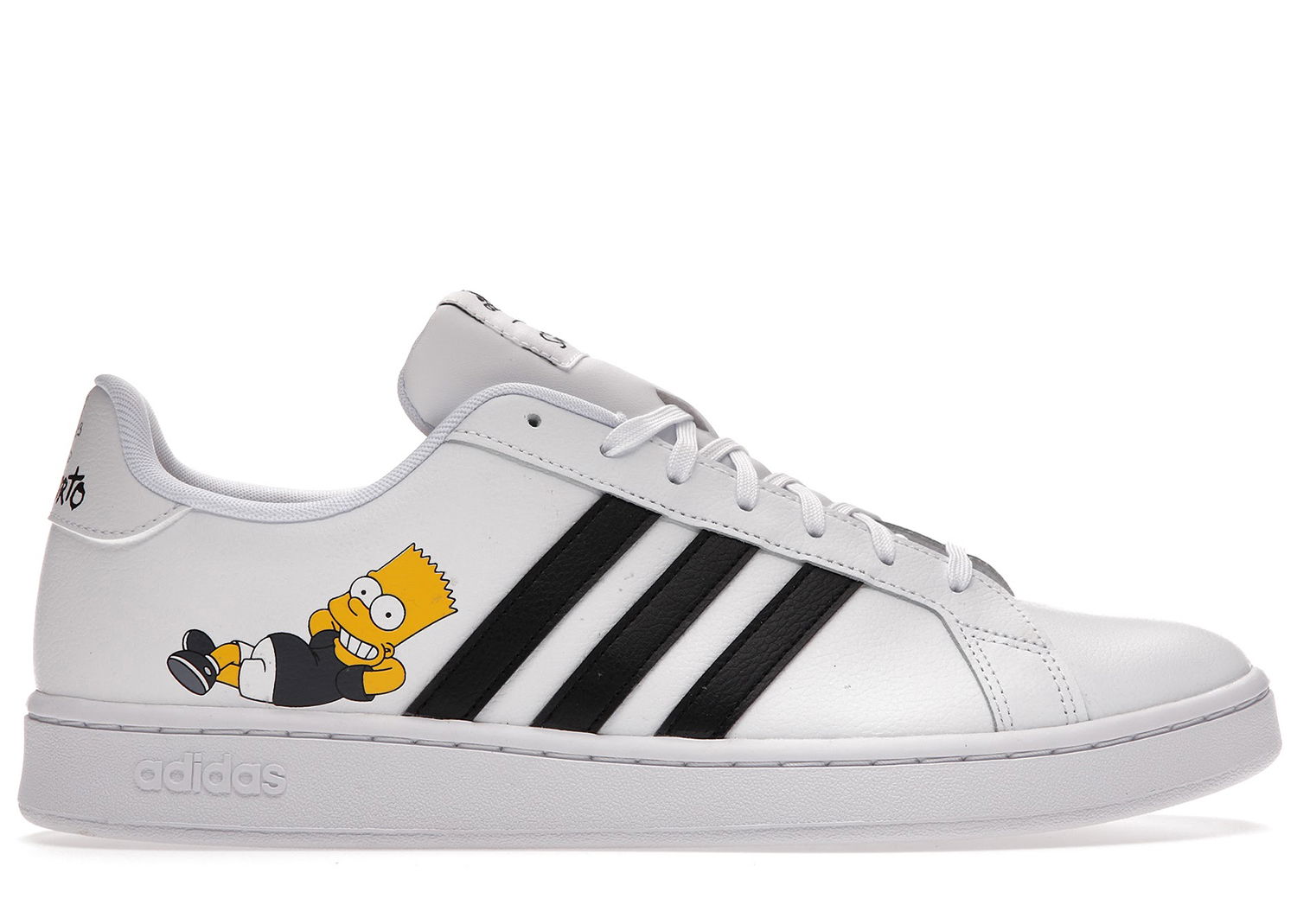 Кецове и обувки adidas Originals Grand Court The Simpsons Bart Бяло | H02555, 0