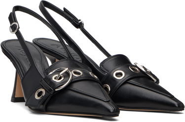 Бижута Aeyde Aeyde Tara Eyelet Slingback Kitten Heels Черно | A11-PU-VDHS75ST179-SS25-800-007, 3