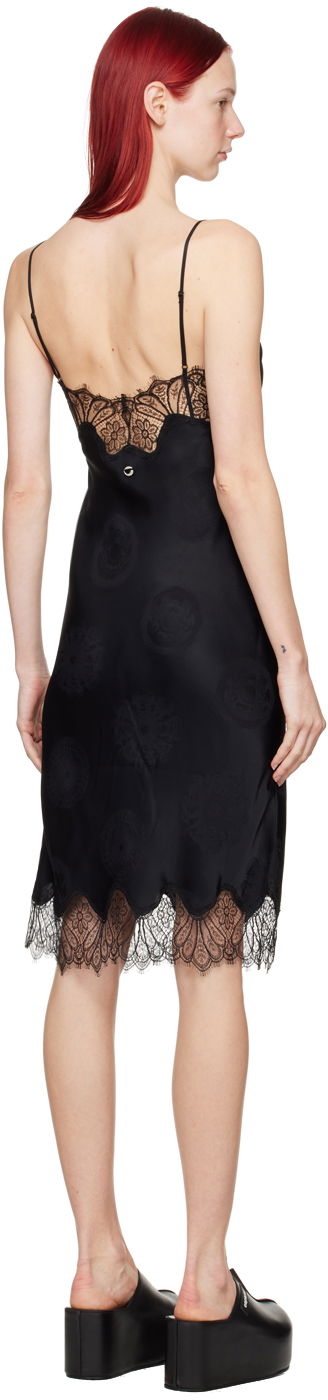 Pокля Coperni Lace-Trim Midi Dress Черно | COPR99064, 2