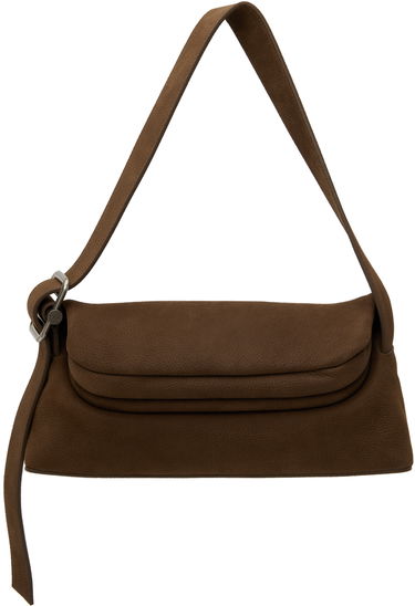 Чанта през рамо OSOI Suede Shoulder Bag Кафяво | 24FWB01016048, 0