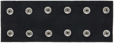 Колие Rick Owens DRKSHDW Concordians Strobe Snap-Button Neck Band Choker Металик | DA02E7475 BW, 0