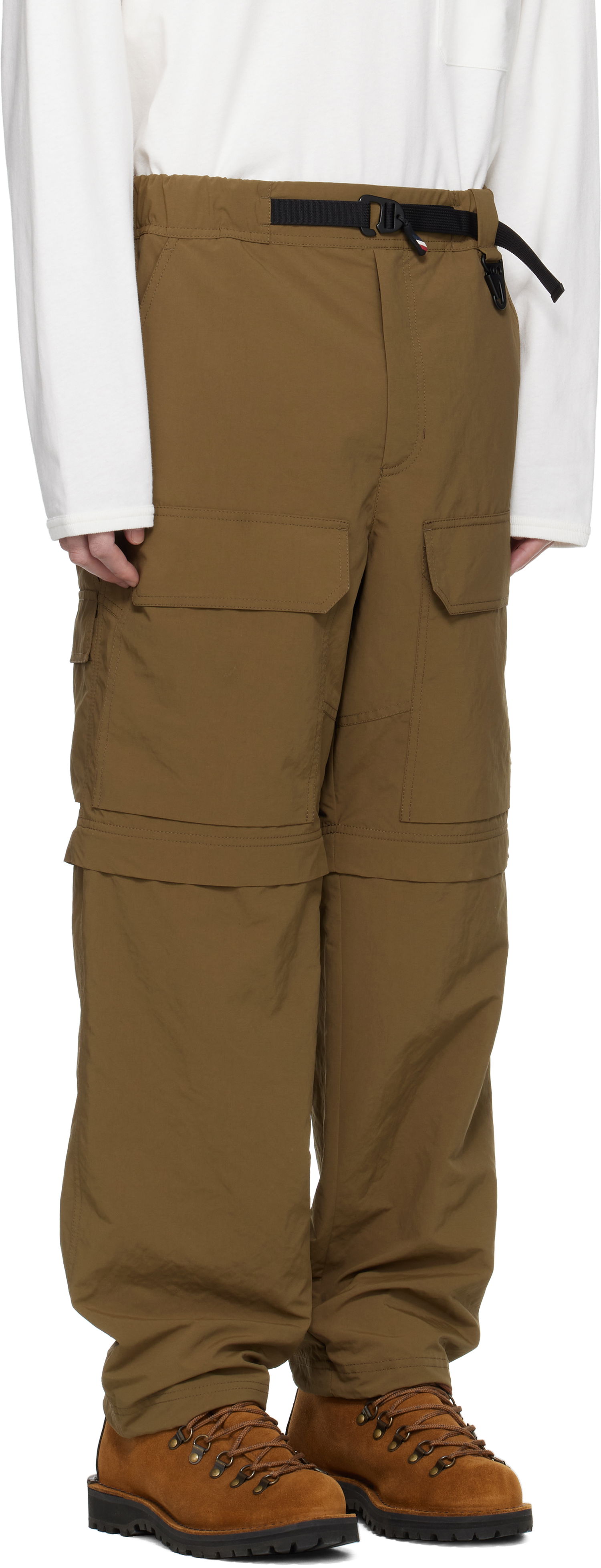 Карго панталони Moncler Moncler Grenoble Sportivo Zip-Off Cargo Pants Зелено | K10972A00002597SL, 1