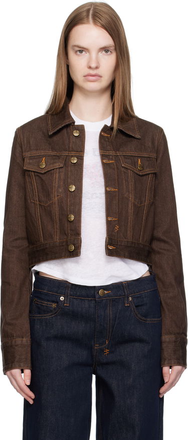 Яке Ksubi Ksubi Slim Denim Trucker Jacket Кафяво | WFA25JK012, 0