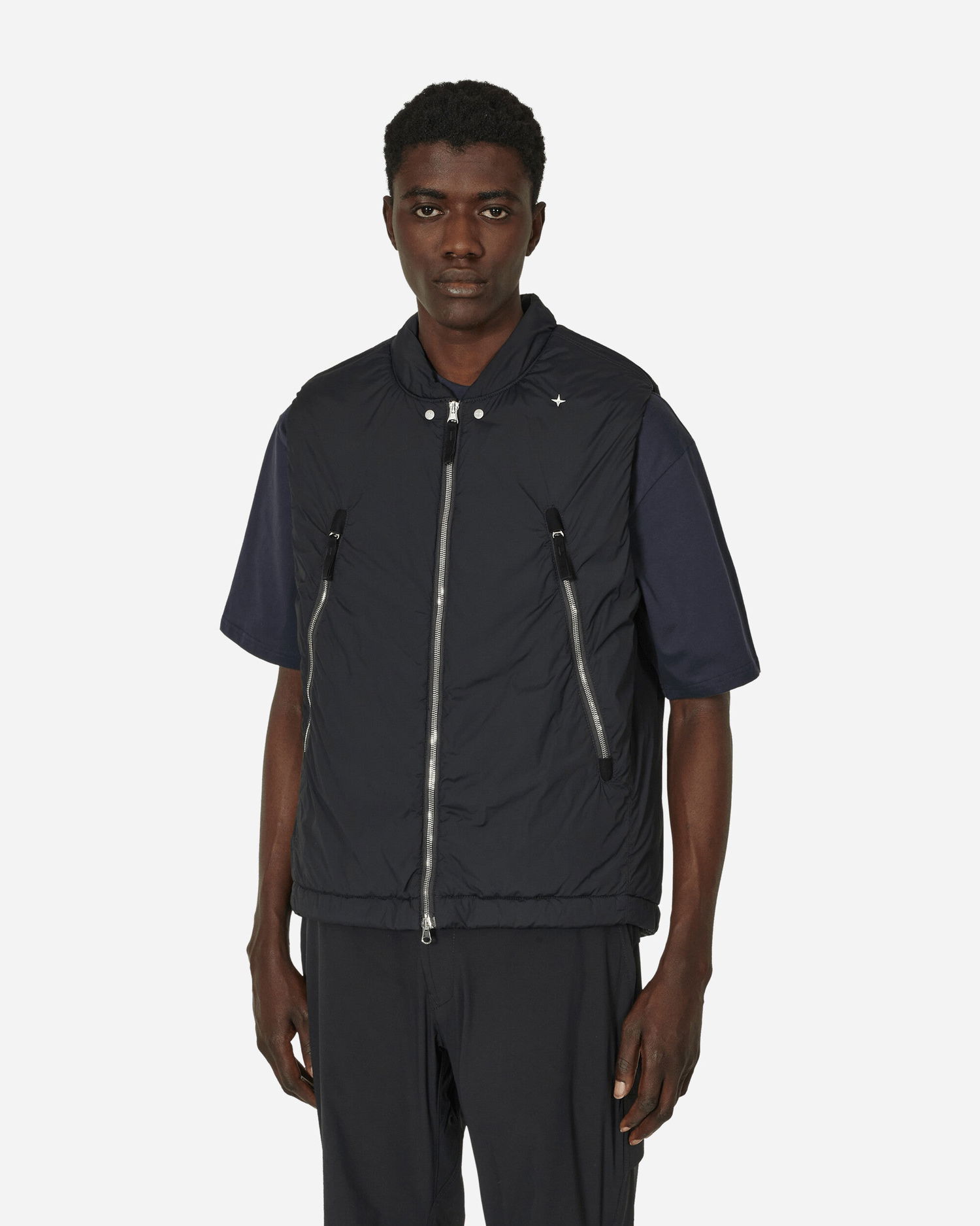 Жилетка Stone Island Stellina Skin Touch Nylon-TC Vest Черно | 8015G03G2 V0029, 1