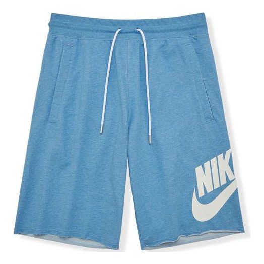 Къси панталони Nike Large Logo French Terry Shorts Синьо | AT5268-462