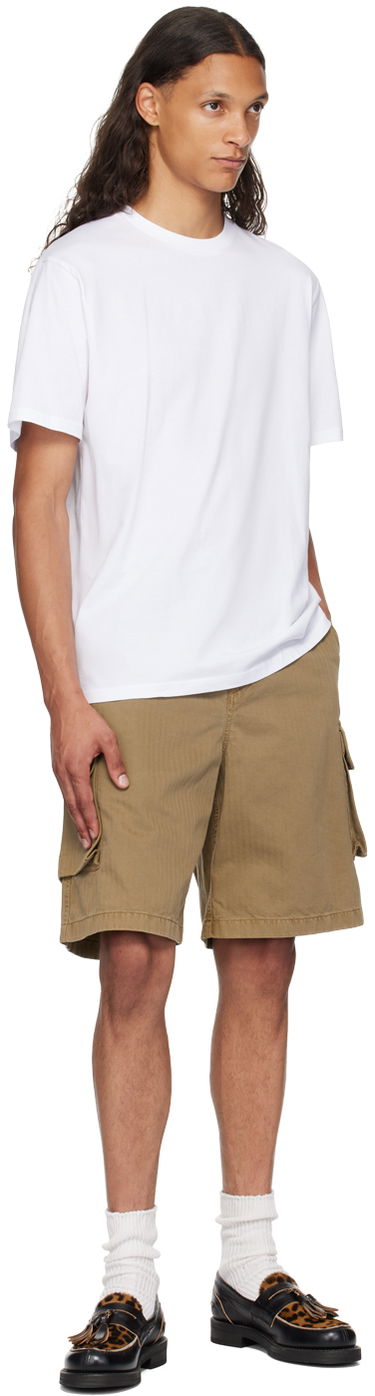 Тениска Carhartt WIP Crew Neck Standard Fit T-Shirt Бяло | I029370, 3