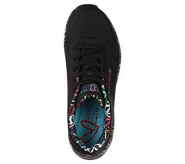 Кецове и обувки Skechers Uno Черно | 155506-BBK, 5