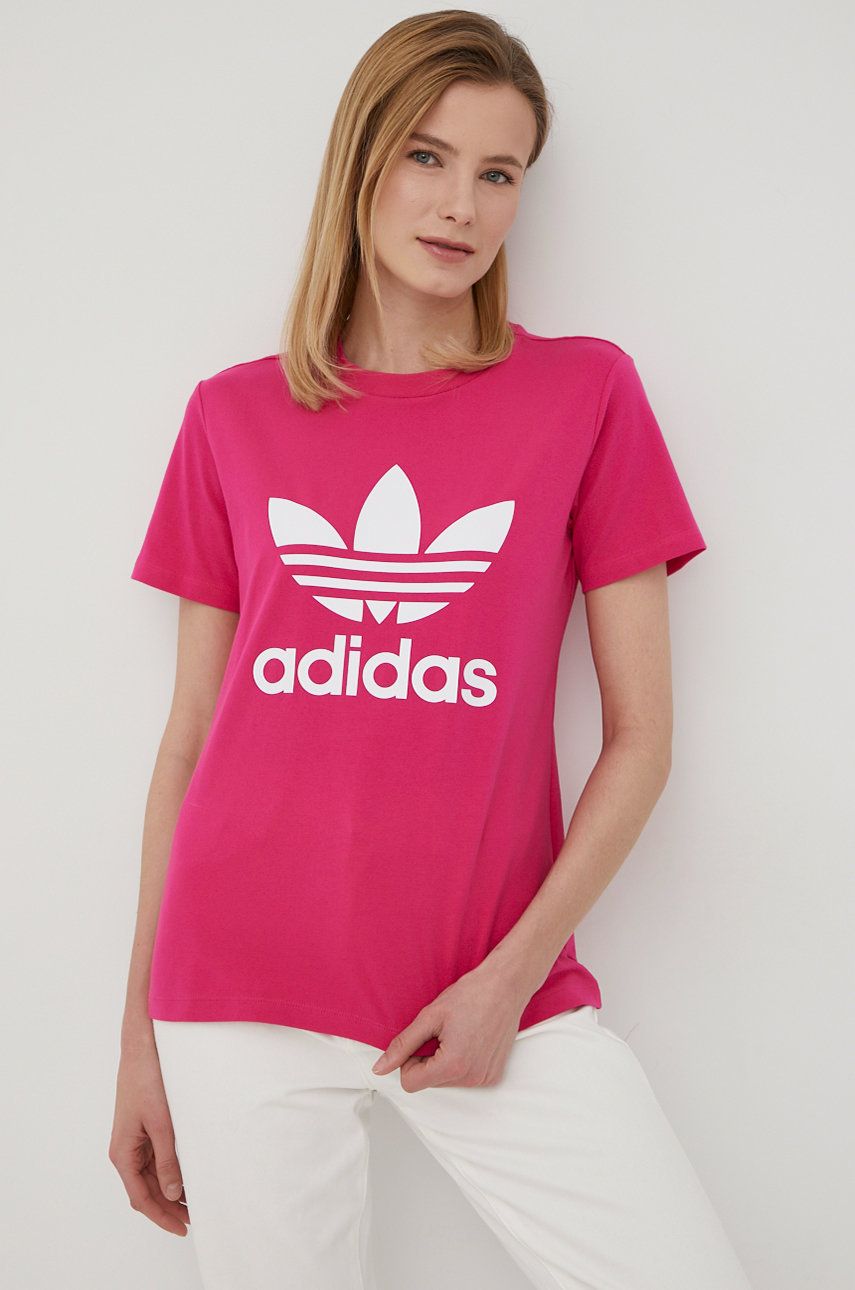 Тениска adidas Originals Adicolor Classics Trefoil Розово | HG3785, 0