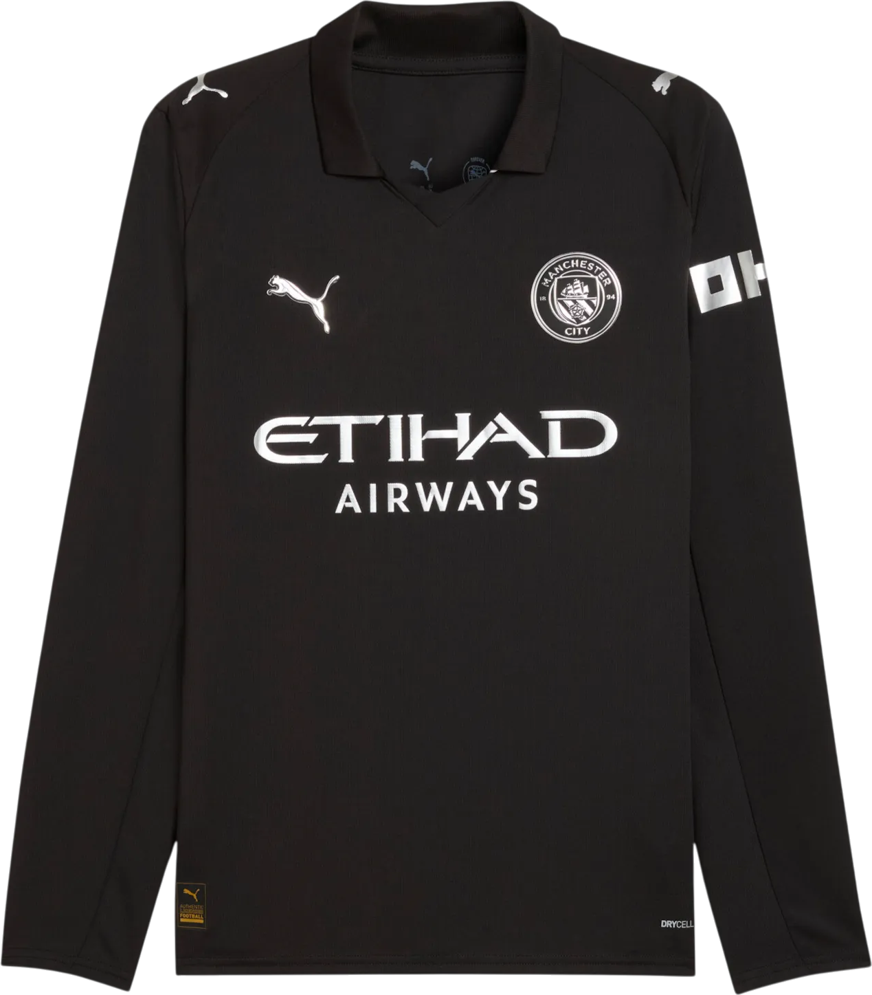 Фланелка Puma Manchester City Away Replica Jersey LS 2025/26 Черно | 780351-02, 0