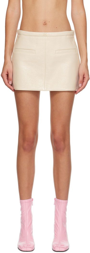 Пола Courrèges A-Line Miniskirt Бяло | 423CJU126VY0014, 0