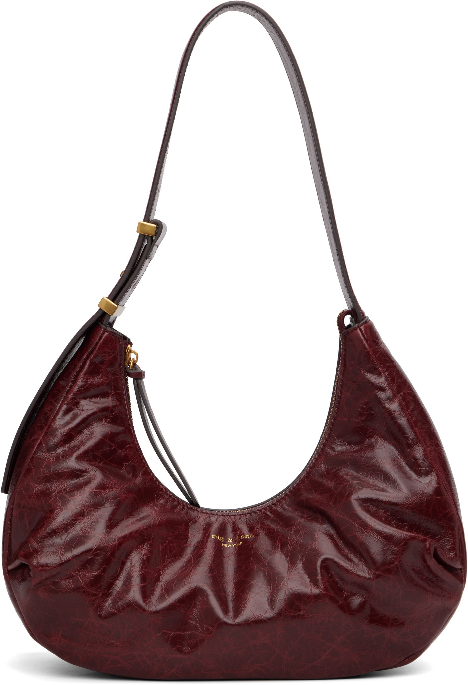 Чанта през рамо rag & bone Rag & Bone Hudson Shoulder Bag Бургунди | LE101002, 0