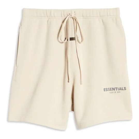 Къси панталони Fear of God Essentials Sweatshorts Бежово | FOG-SS21-675