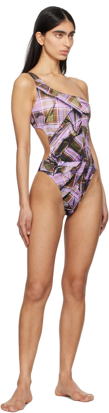 Бански Vivienne Westwood Vivienne Westwood One Shoulder Swimsuit Лилаво | 8101000H-J0099-, 3