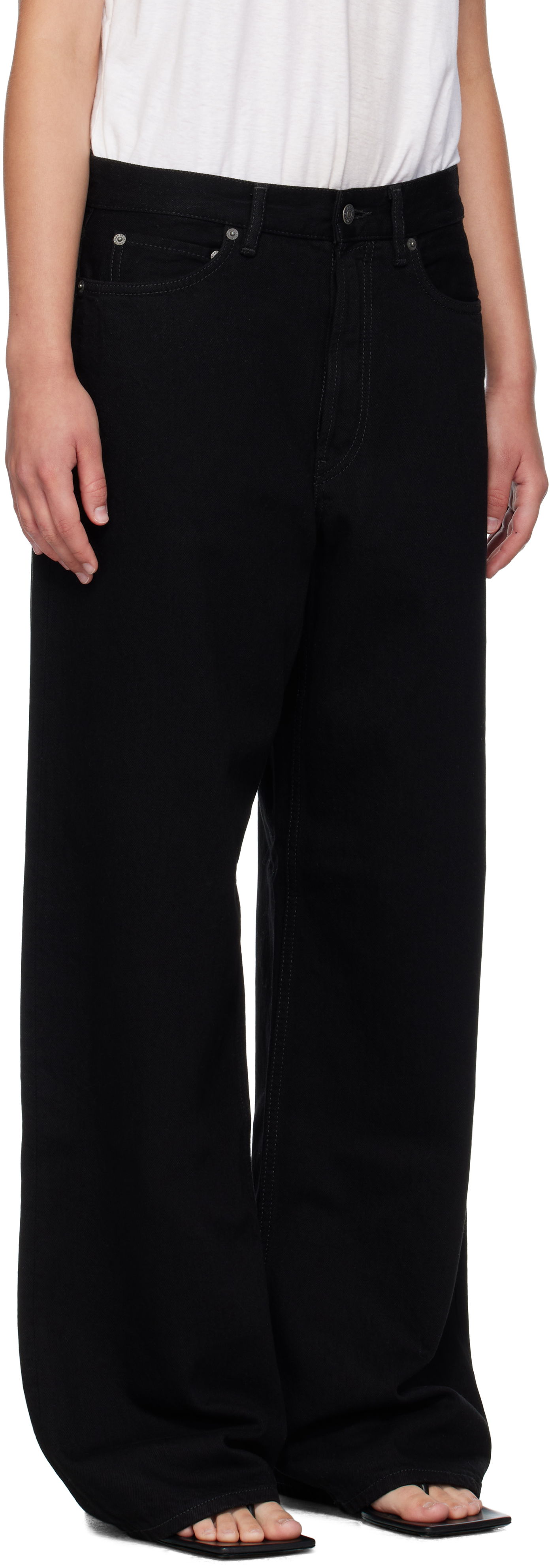Дънки Acne Studios Acne Studios Loose Fit 1981 Jeans Черно | C00100-, 1