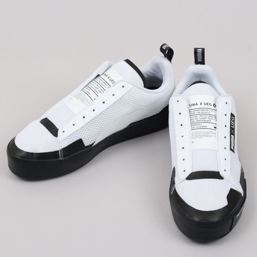 Кецове и обувки Puma Court Play SlipOn x UEG white - black Бяло | 361637 02, 2