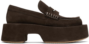 Кецове и обувки JW Anderson JW Anderson Suede Platform Loafers Кафяво | FW0169-LA0240, 0