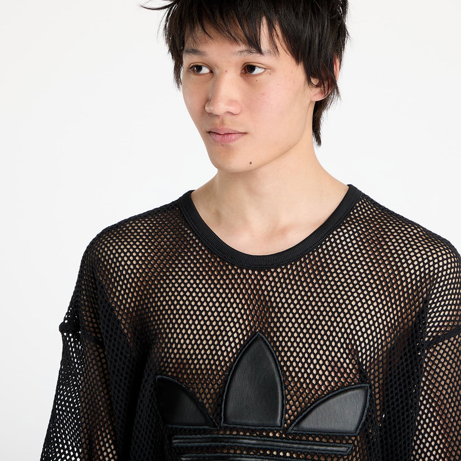Тениска adidas Originals Jeremy Scott Pride Mesh T-Shirt Черно | JY7893, 1
