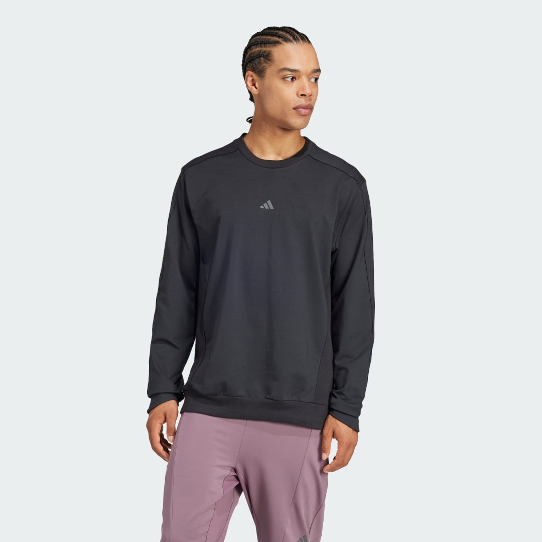 Пуловер adidas Performance Yoga Crew Neck Sweatshirt Черно | JF4238, 0