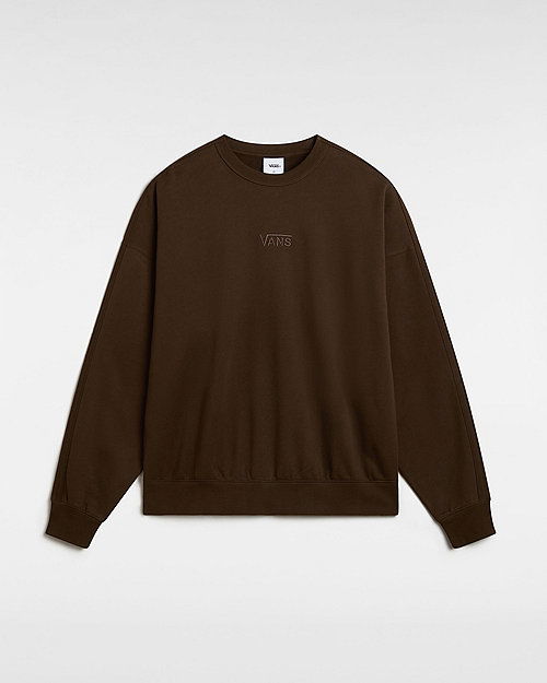 Пуловер Vans Premium Logo Crew Sweatshirt Size L Кафяво | VN000GBW3N1