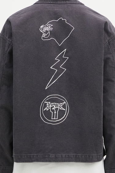 Яке Neighborhood NEIGHBORHOOD Embroidered Cotton Jacket Черно | 242AQNH.JKM02, 4