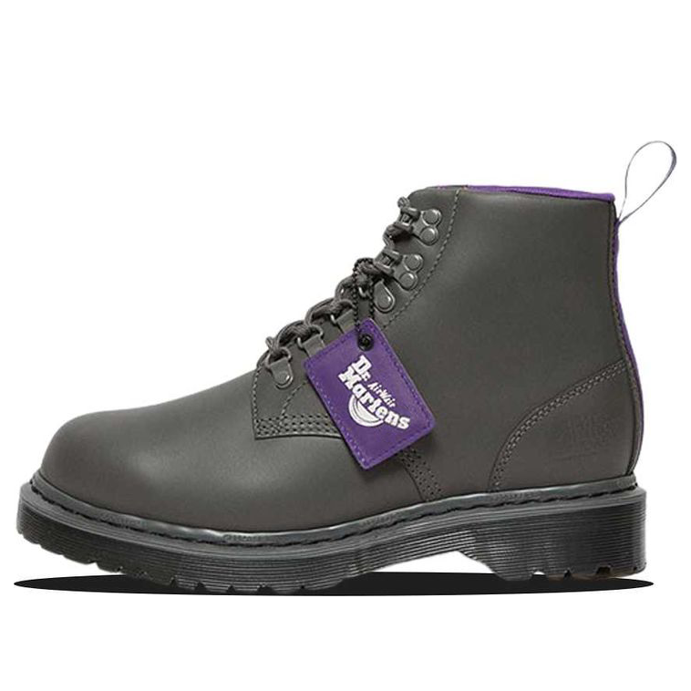 Кецове и обувки Dr. Martens 101 6-Tie Boots x The North Face Purple Label Сиво | 27699024