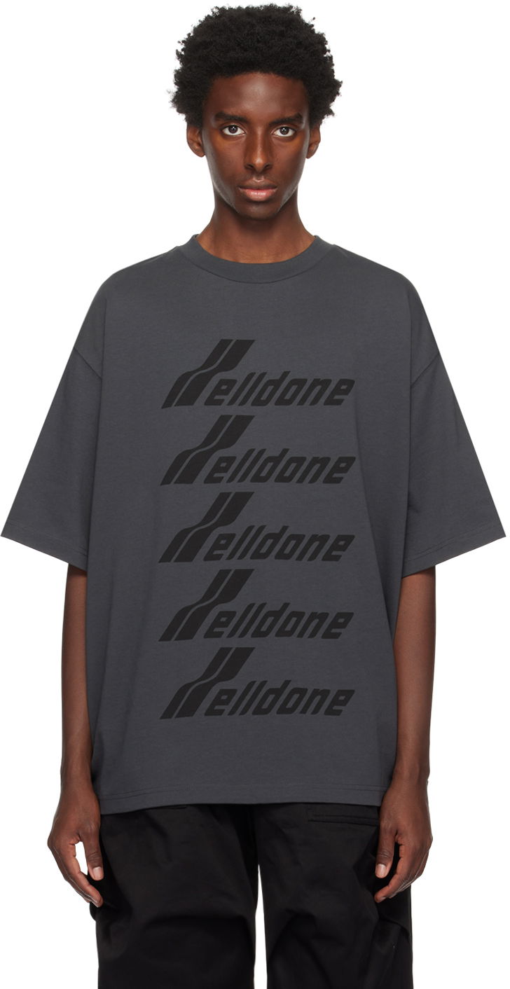 Тениска We11done Printed T-Shirt Сиво | WD-TP6-20-074-U-CH, 0