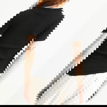 Поло тениска Baserange Iso Ribbed Short Sleeve Polo Top Черно | TTIT-RCR-AU25-BLK, 5