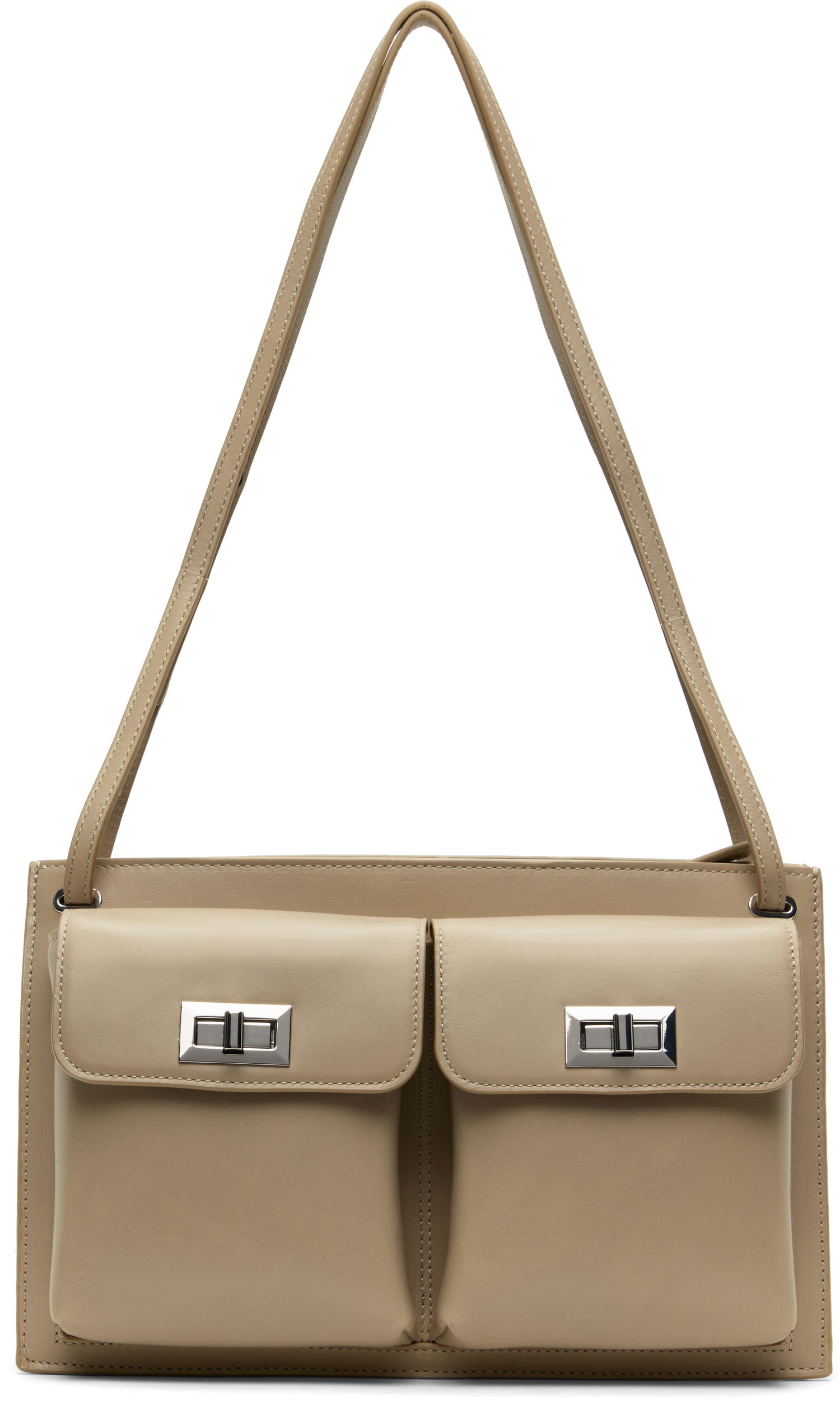 Чанта през рамо BY FAR BY FAR Billy Shoulder Bag Бежово | MWBSB024CL034BG038PL, 0